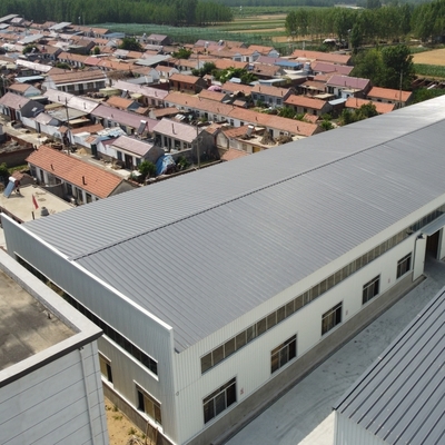 Nhà kho khung thép tiền chế với dầm tiết diện H