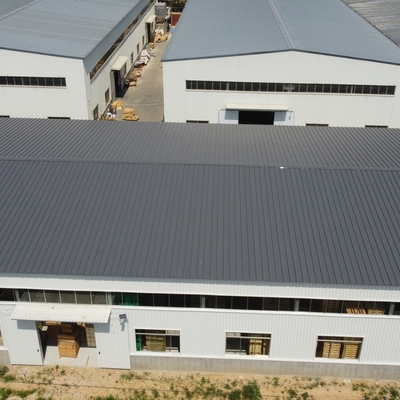 Nhà kho khung thép chống cháy lắp ghép Q235B Q355B