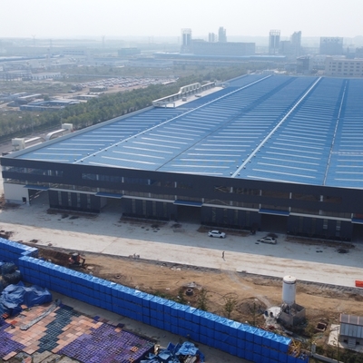 Nhà kho thép tiền chế có cầu trục Q235B Q355B