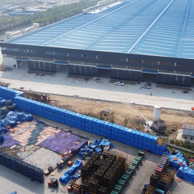 Kho thép chế tạo dài dài với lớp phủ chống cháy