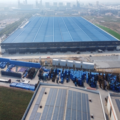 Nhà kho kết cấu thép tiền chế với khung dầm H tiết diện Q235B Q355B