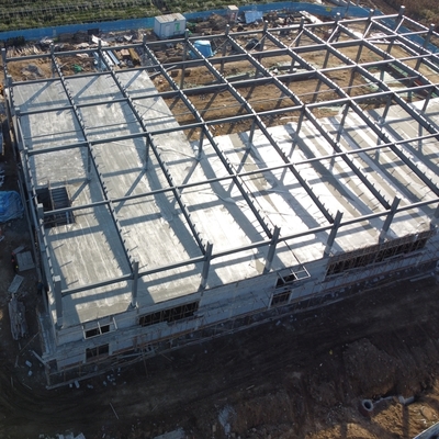 Xây dựng thép Prefab Workshop khung Q235B Q355B vật liệu