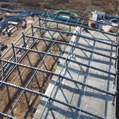 Xây dựng thép Prefab Workshop khung Q235B Q355B vật liệu