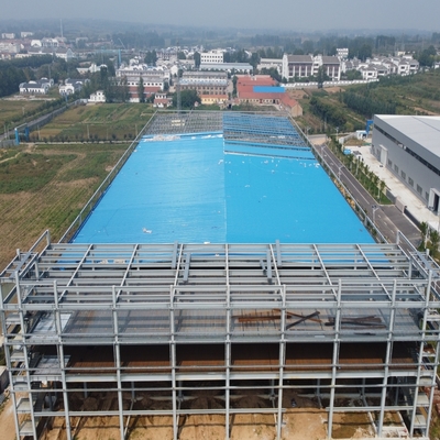 Nhà xưởng kết cấu thép tiền chế với khung cổng mạ kẽm