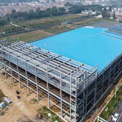 Nhà xưởng kết cấu thép tiền chế với khung cổng mạ kẽm