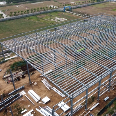 Nhà kho thép tiền chế với khung thép Q355B