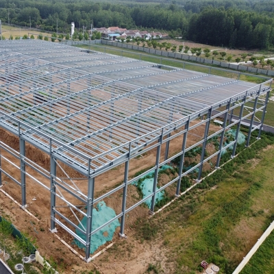 Khoang cấu trúc thép được chế tạo sẵn với sợi H-Section 50 năm tuổi thọ