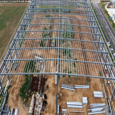 Nhà kho thép tiền chế 150m x 40m với tấm panel sandwich bông thủy tinh