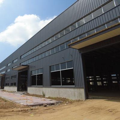 Tòa nhà văn phòng thép nhẹ khung kim loại được thiết kế sẵn