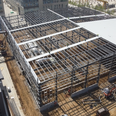 Cấu trúc thép Prefab tùy chỉnh Sở bò với tuổi thọ 50 năm