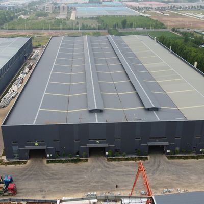 Kho kết cấu thép đúc sẵn hạng nặng để lưu trữ nhà máy xi măng bằng thép Q235B/Q355B