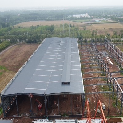 Multi Span Steel Structure Workshop với cách điện bằng len thủy tinh