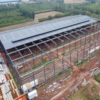 Giá rẻ khung kim loại cấu trúc thép chế tạo sẵn kho