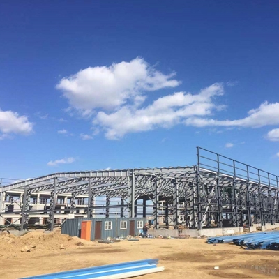Tòa nhà kho thép kết cấu nhựa với khung H-Section