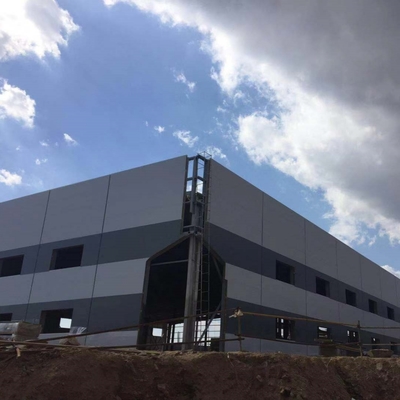 Tòa nhà kho thép kết cấu nhựa với khung H-Section