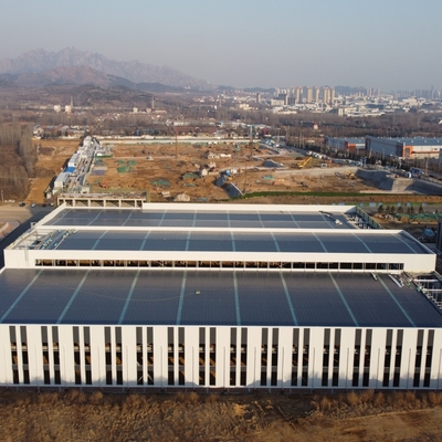 Nhà kho thép Multi Span với tấm lông đá AISC BV CE chứng nhận
