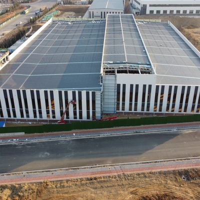 Nhà kho kết cấu thép tiền chế với tuổi thọ 50 năm, chứng nhận CE