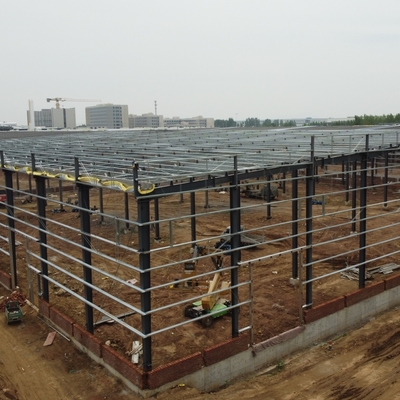 100m kho cấu trúc thép với 5T Cranes trên đầu