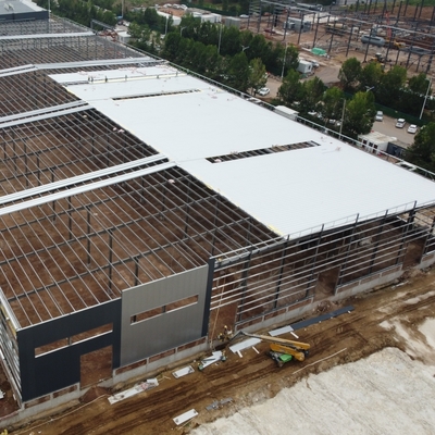 Nhà xưởng kết cấu thép tiền chế có gác lửng Q235B Q355B