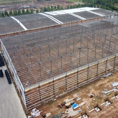 Nhà kho kết cấu thép tiền chế với khung thép nhẹ
