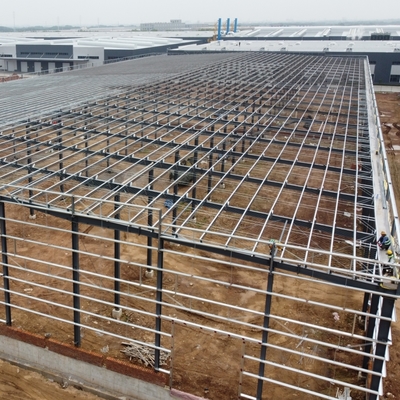 Cửa hàng khoan thép Prefab 133m x 67m với tấm len thủy tinh