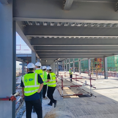 Nhà kho kết cấu thép tiền chế dầm tiết diện H