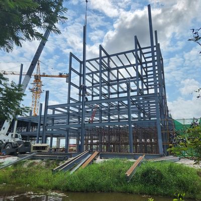 Thiết kế hiện đại Cấu trúc thép tiền chế Tòa nhà khách sạn Nhiều tầng Tòa nhà thép Cung cấp