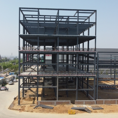 Xây dựng khung thép nhiều tầng sẵn chế tạo cho kho