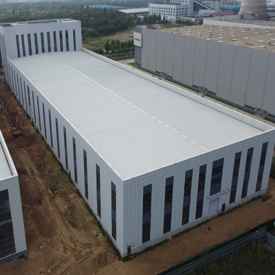 Nhà kho kết cấu thép tiền chế, Xưởng sản xuất nhiều tầng, Khẩu độ lớn
