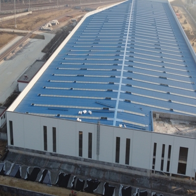 Các tòa nhà khung thép trước chế tạo dài dài cho kho hàng hậu cần