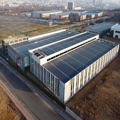 Nhà kho thép tiền chế lớn cường độ cao chống gỉ dễ lắp ráp cho Logistics