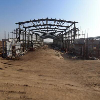Nhà thép tiền chế Chicken Coop Steel Buildings Farm Steel Structure Chicken House