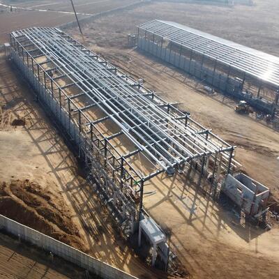 Nhà thép tiền chế Chicken Coop Steel Buildings Farm Steel Structure Chicken House