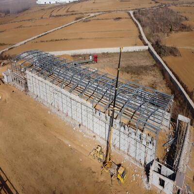 Nhà thép tiền chế Chicken Coop Steel Buildings Farm Steel Structure Chicken House