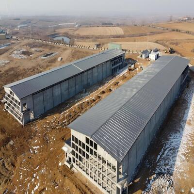 Nhà thép tiền chế Chicken Coop Steel Buildings Farm Steel Structure Chicken House