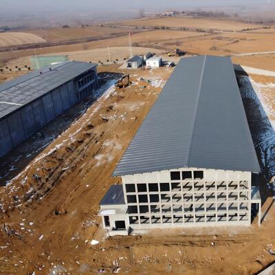 Nhà thép tiền chế Chicken Coop Steel Buildings Farm Steel Structure Chicken House