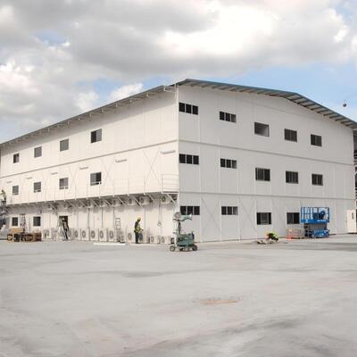 Q355B Thép cao tầng Prefab đa tầng Thép cấu trúc khung căn hộ