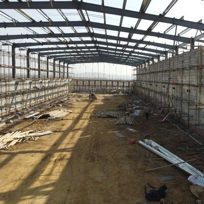 Chuồng gia cầm bằng thép đúc sẵn Lắp ráp bu-lông nhanh Không cần dụng cụ đặc biệt