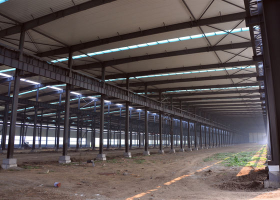 Cấu trúc thép Prefab H Beam Warehouse Cấu trúc thép chắc chắn cho hệ thống giá