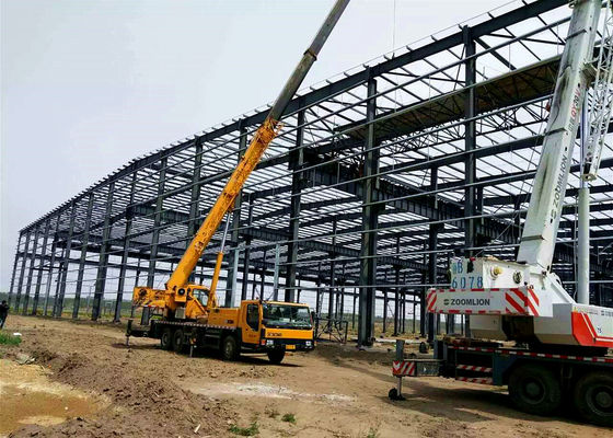 Cấu trúc thép Prefab H Beam Warehouse Cấu trúc thép chắc chắn cho hệ thống giá