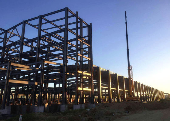 Cấu trúc thép Prefab H Beam Warehouse Cấu trúc thép chắc chắn cho hệ thống giá
