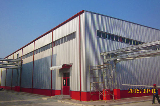Khung cổng Thép Cột Cột Thép Cấu trúc Kho hàng Tùy chỉnh cao