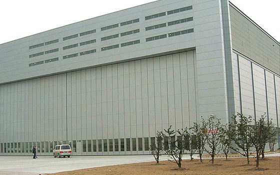 Cấu trúc thép Hangar máy bay với thép Q235B Q355B ASTM A36