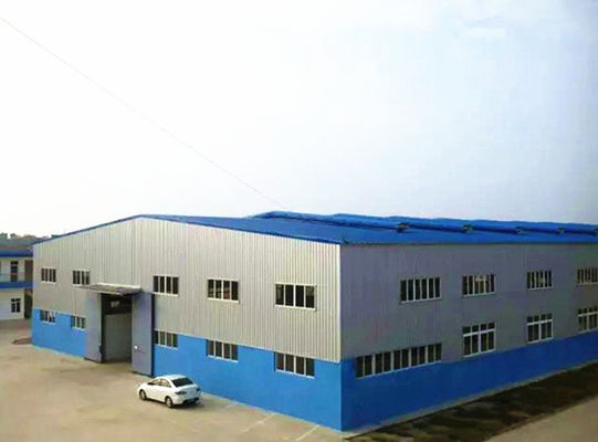 Portal Frame Prefab Preassembled Steel Workshop Building Storage Garage Xây dựng phần cán nóng