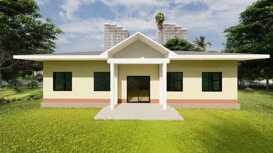 Nhà cấu trúc thép tiền chế với cách nhiệt len thủy tinh