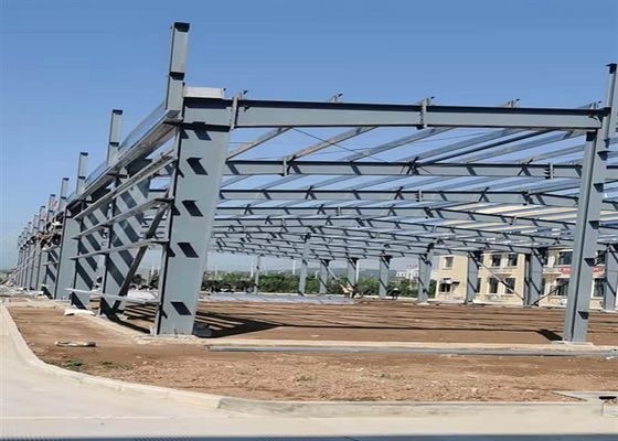 50Mx20M kho thép tiền chế với khung mạ