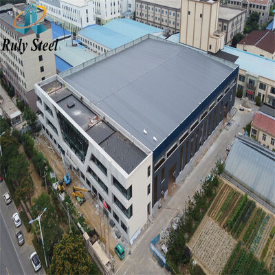 Modular Prefabricated Steel Warehouse Custom Built for Workshop & Office Integration (Nhà kho thép đúc sẵn mô-đun được xây dựng tùy chỉnh cho hội nhập xưởng và văn phòng)